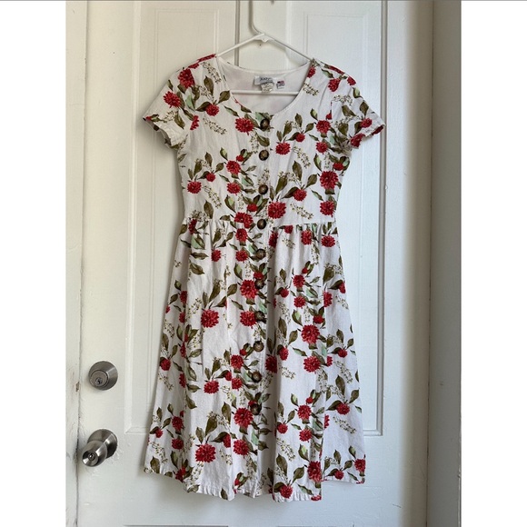 Vintage floral dress - Picture 4 of 7